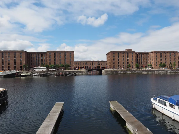 Albert Dock and Salthouse dock in Liverpool Stock Image