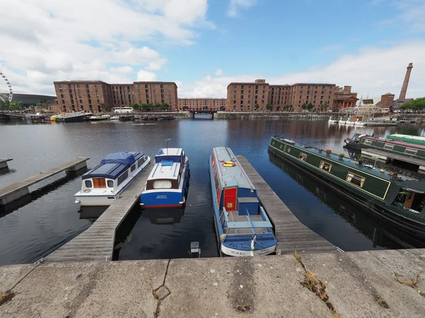 Albert Dock és a Salthouse dock, Liverpool — Stock Fotó