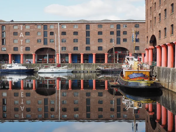 Albert Dock en Liverpool — Foto de Stock