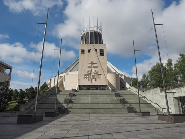 Metropolitní katedrála v Liverpoolu — Stock fotografie