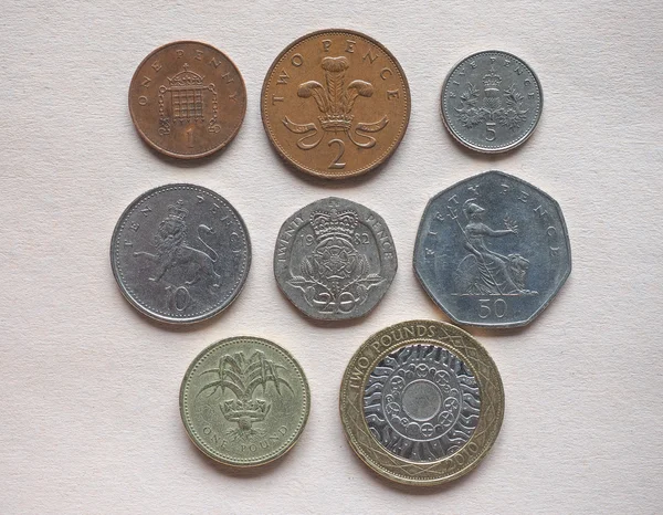 英ポンド ポンド硬貨 — ストック写真