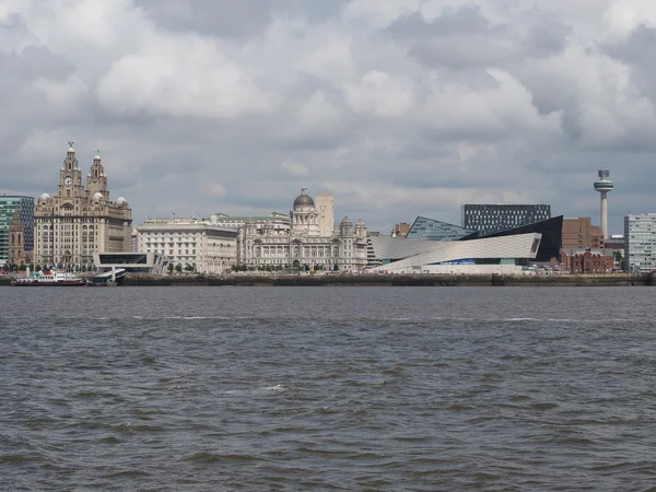 Primera línea de mar en Liverpool —  Fotos de Stock