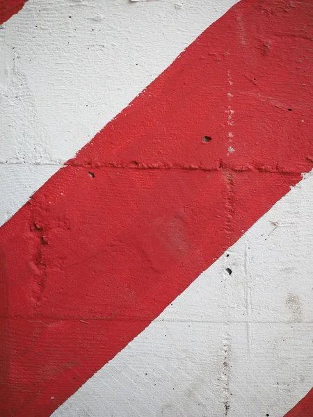 Červené a bílé pruhy — Stock fotografie