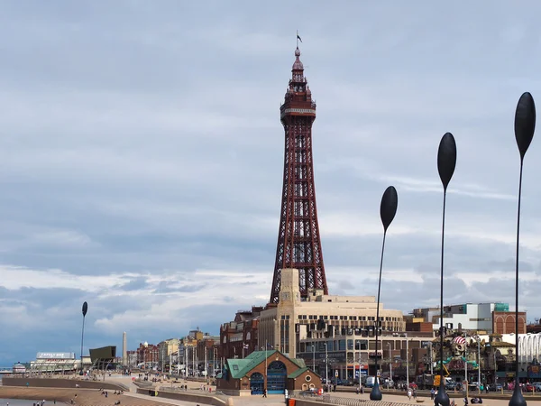 Blackpool Tower am Vergnügungsstrand in Blackpool — Stockfoto