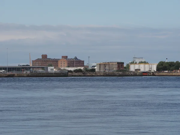 Veduta di Birkenhead a Liverpool — Foto Stock