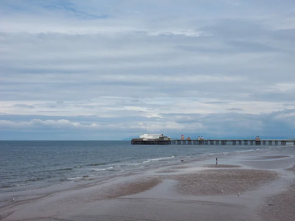 Spiaggia del piacere a Blackpool — Foto Stock