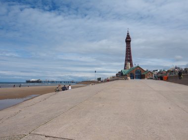 Zevk plaj ve Blackpool Tower