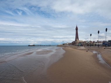 Zevk plaj ve Blackpool Tower