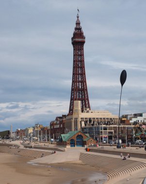 Zevk plaj ve Blackpool Tower