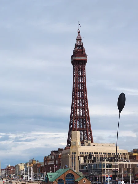 Blackpool Tower am Vergnügungsstrand in Blackpool — Stockfoto