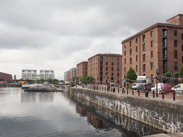 Albert Dock en Liverpool — Foto de Stock