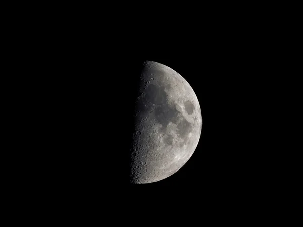 Luna del primo trimestre — Foto Stock