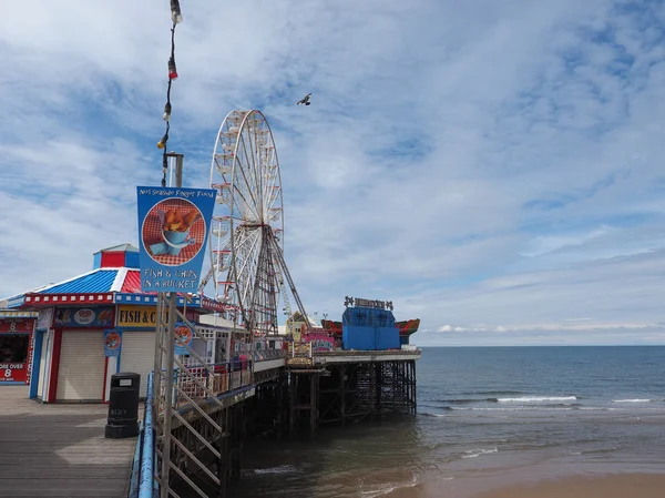 Pleasure Beach in Blackpool — Stockfoto