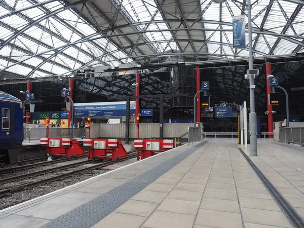 Estación de Lime Street en Liverpool — Foto de Stock