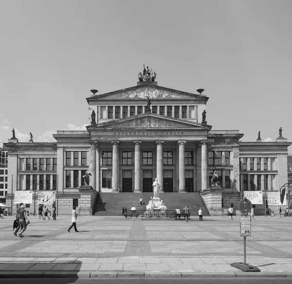 Konzerthaus Berlin in Berlin in black and white — Stock Photo, Image