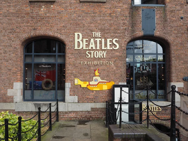 Het verhaal van de Beatles in Liverpool — Stockfoto