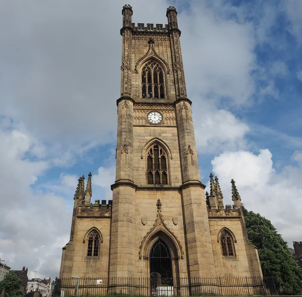 St Luke kerk in Liverpool — Stockfoto