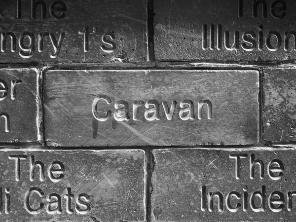 Mur de la renommée à Liverpool — Photo
