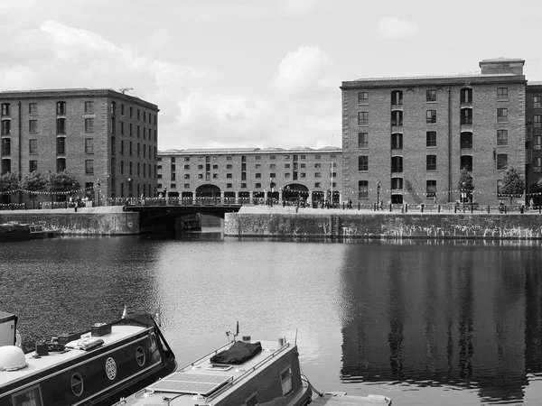 Muelle Albert y muelle Salthouse en Liverpool — Foto de Stock