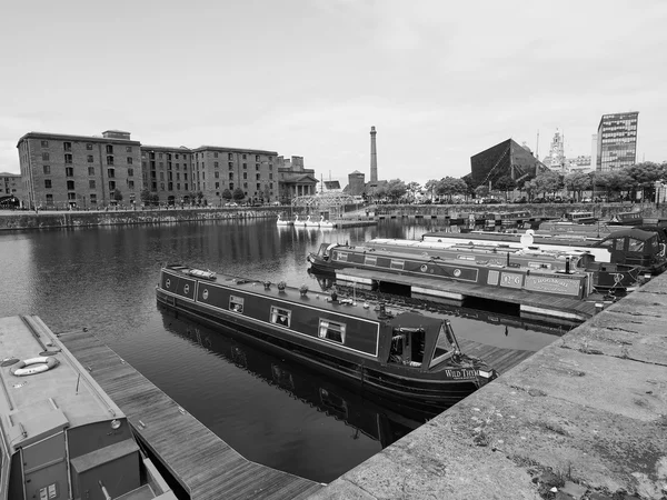 Doca Albert e doca Salthouse em Liverpool — Fotografia de Stock