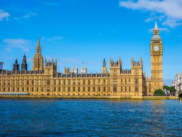 Domy Parlamentu w Londynie HDR — Zdjęcie stockowe