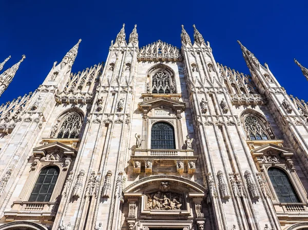 Catedral Duomo di Milano em Milão HDR — Fotografia de Stock