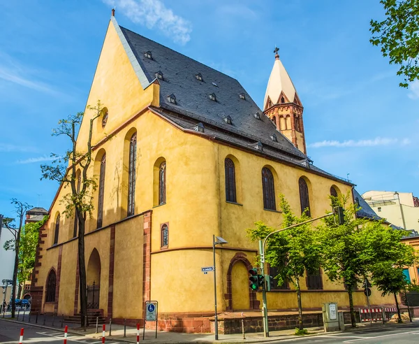 St Leonard Kilisesi Frankfurt Hdr — Stok fotoğraf
