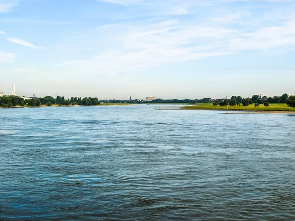 Rhein hdr — Stockfoto