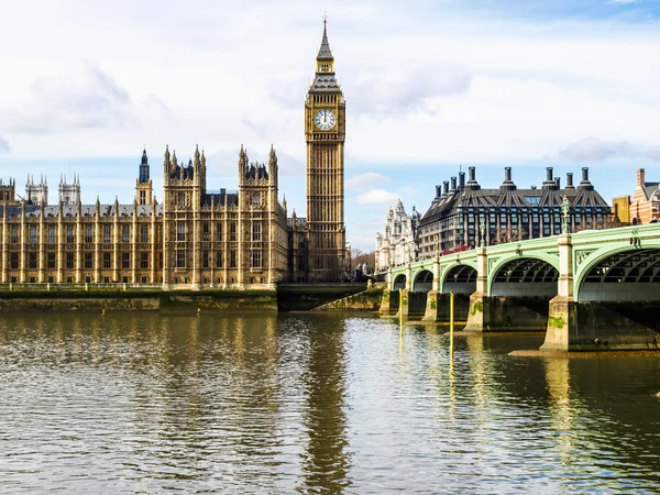 议会，伦敦 Hdr 院 — 图库照片