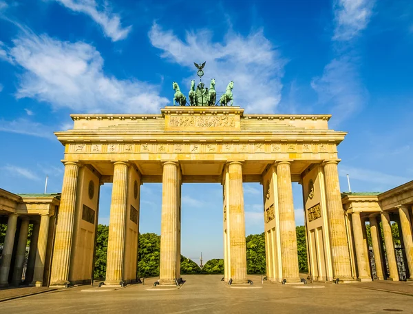 Brandenburger Tor Berlijn Hdr — Stockfoto