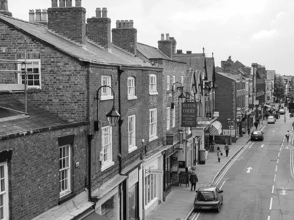 Mening van het oude stadscentrum Chester — Stockfoto