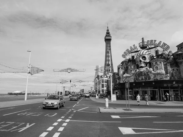 Widok miasta Blackpool — Zdjęcie stockowe