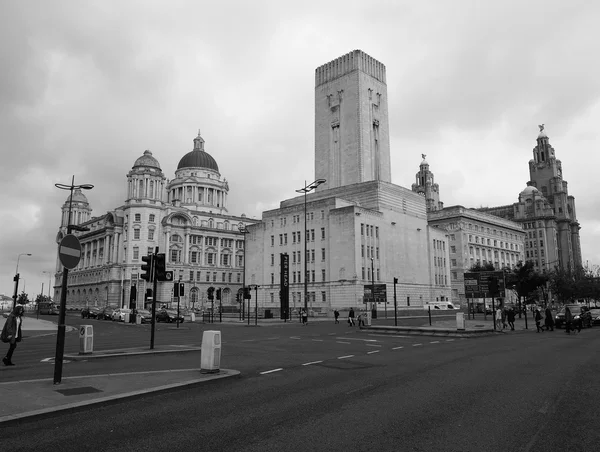 Queensway wieża wentylacja tunelu w Liverpool — Zdjęcie stockowe