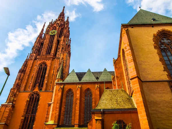 Frankfurt Cathedral HDR — Stock Photo, Image