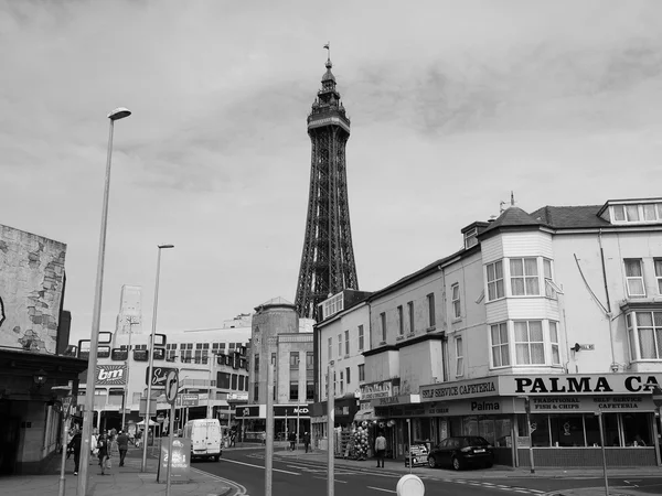 Blackpool Tower op Pleasure Beach in Blackpool — Stockfoto