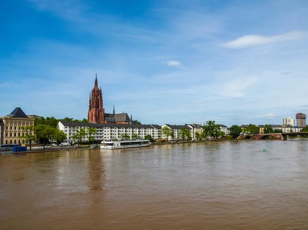 Frankfurt, Německo Hdr — Stock fotografie