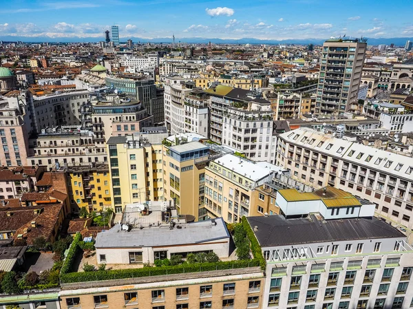 Luchtfoto van Milaan, Italië HDR — Stockfoto