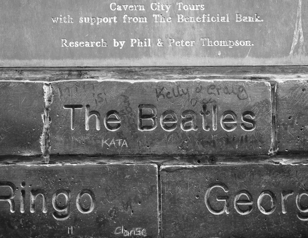 Muro della Fama a Liverpool — Foto Stock