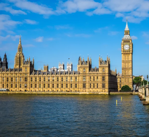 Parlamentsgebäude in London HDR — Stockfoto