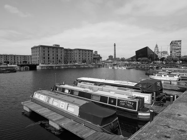 Αποβάθρα Albert Dock και Salthouse στο Λίβερπουλ — Φωτογραφία Αρχείου