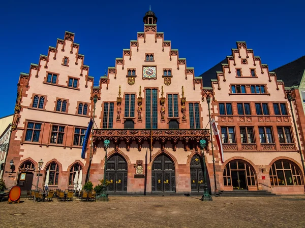 Frankfurt rådhus HDR - Stock-foto