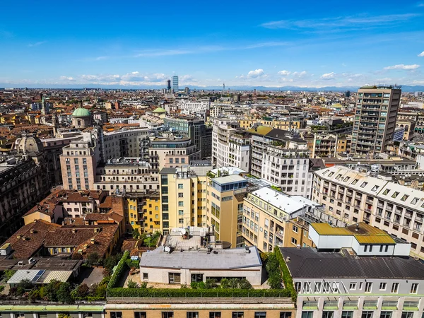 Luftaufnahme von Mailand, Italien HDR — Stockfoto