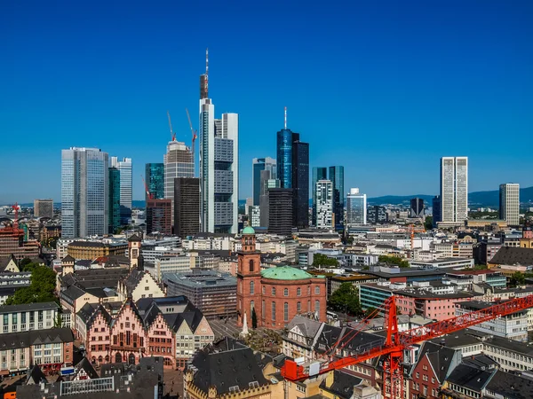 Hdr Frankfurt am Main, Německo — Stock fotografie