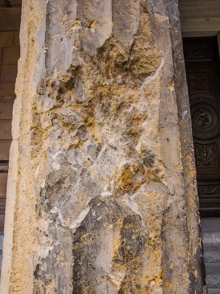 Zbombardowany kolumna w Berlinie Hdr — Zdjęcie stockowe