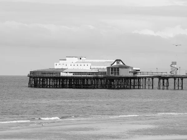 Spiaggia del piacere a Blackpool — Foto Stock