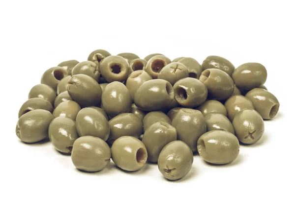 Gröna oliver vintage desaturerade — Stockfoto