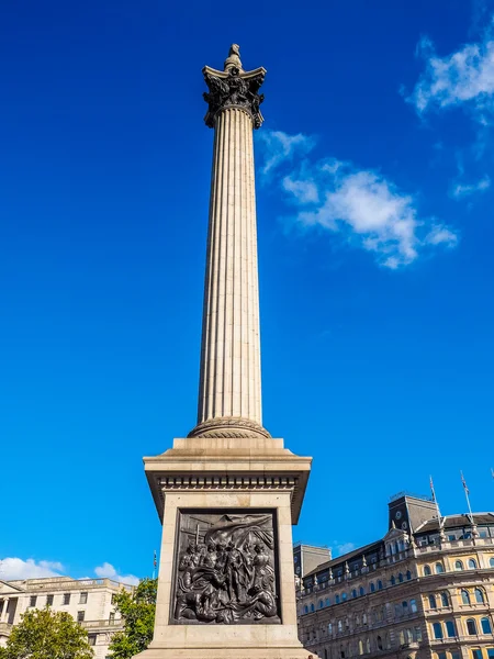 Nelson Kolumn i London HDR — Stockfoto