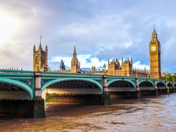 Westminster Bridge Hdr — Zdjęcie stockowe