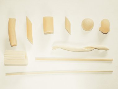 İtalyan makarna vintage desaturated