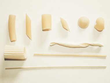 İtalyan makarna vintage desaturated